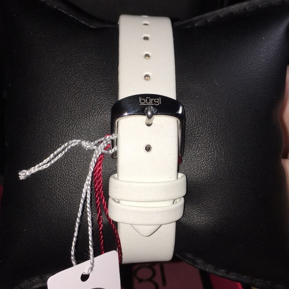 Silver Swarovski Crystal Peacock Feather Pattern - Picture 4 of 5